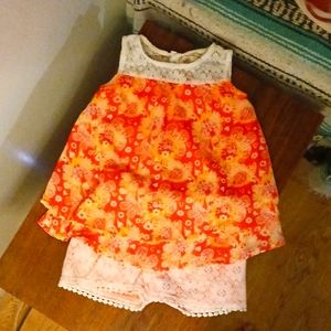 EUC Girl's 2 Piece Short Set